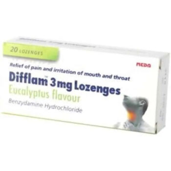 Difflam 3mg Lozenges Eucalyptus Flavour