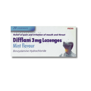 Difflam 3mg Lozenges Mint Flavour