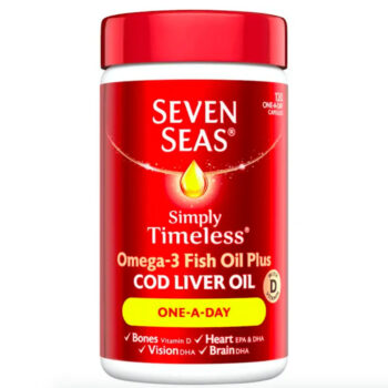 Seven Seas Cod Liver Oil One-A-Day Capsules 120 Capsules