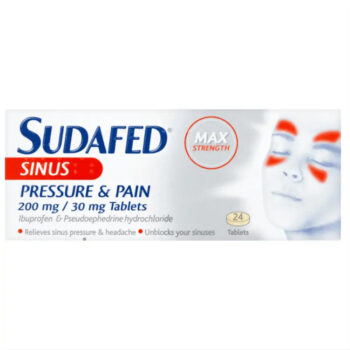 Sudafed Pressure And Pain Tablets 24
