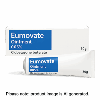 Tube of Eumovate Ointment 0.05% for eczema